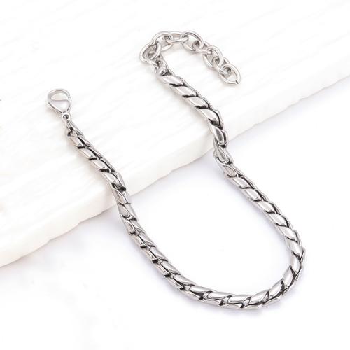 Stainless Steel Jewelry Bracelet, 304 Stainless Steel, with 5cm extender chain, fashion jewelry & for woman, more colors for choice, Length:Approx 20 cm, Sold By PC