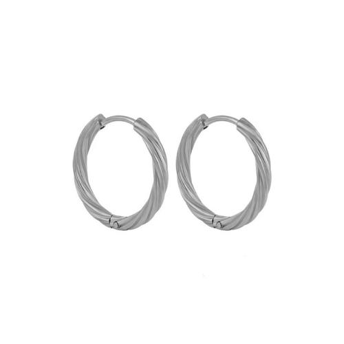Stainless Steel Lever Back Earring, 304 Stainless Steel, plated, Unisex, more colors for choice, Inner diameter 12mm, width 2.5mm, Sold By PC