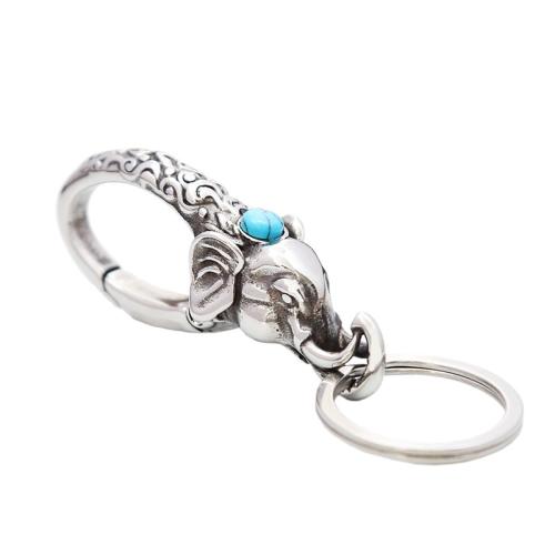 Stainless Steel Key Clasp, 304 Stainless Steel, vintage & Unisex, original color, Sold By PC