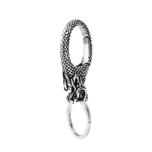 Stainless Steel Key Clasp, 304 Stainless Steel, Unisex, original color, Sold By PC