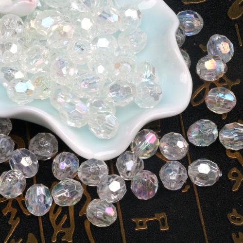 Perles acryliques transparentes, Acrylique, DIY & normes différentes pour le choix & facettes, 500sol/lot, Vendu par lot