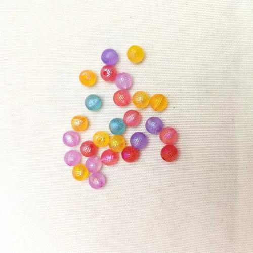 Perles acryliques transparentes, Acrylique, DIY, plus de couleurs à choisir, 8mm, 500sol/lot, Vendu par lot