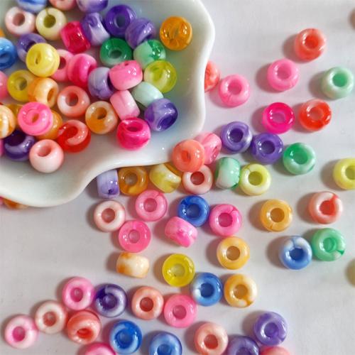 Acryl Schmuck Perlen, DIY & verschiedene Größen vorhanden, gemischte Farben, 500G/Menge, verkauft von Menge