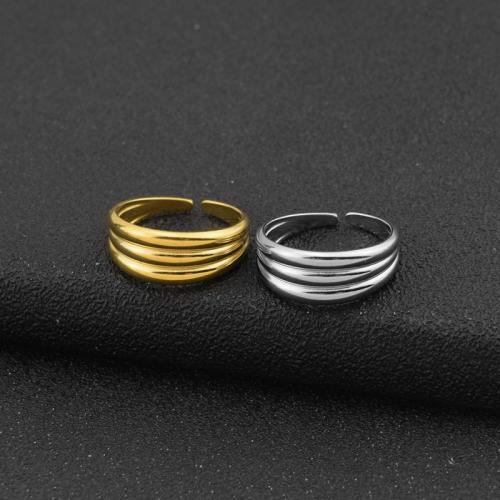 خاتم إصبع الفولاذ المقاوم للصدأ, 304 الفولاذ المقاوم للصدأ, مجوهرات الموضة & للجنسين, المزيد من الألوان للاختيار, Width 8.2 mm, تباع بواسطة PC