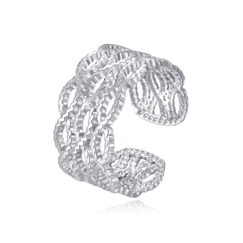 Prst prsten z nerezové oceli, 304 Stainless Steel, módní šperky & unisex & dutý, více barev na výběr, Prodáno By PC