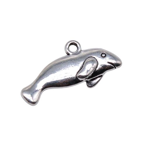 Zinc Alloy Animal Pendants Phoca Vitulina antique silver color plated vintage & fashion jewelry & DIY Sold By PC