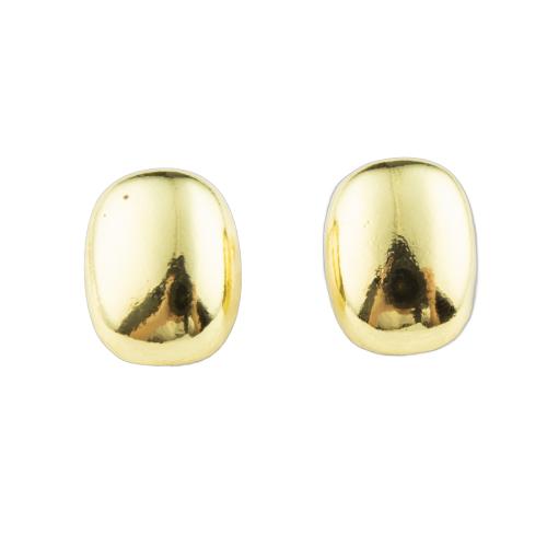 Brass Stud Earring, high quality plated, fashion jewelry & for woman, more colors for choice, 17x16x12mm, Sold By Pair