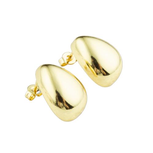 Brass Stud Earring, high quality plated, fashion jewelry & for woman, more colors for choice, 18x16x12mm, Sold By Pair