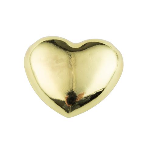 Brass Jewelry Beads Heart high quality plated DIY Sold By PC