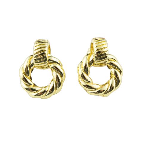 Brass Drop Earring, high quality plated, fashion jewelry & for woman, more colors for choice, 21x18x14mm, Sold By Pair