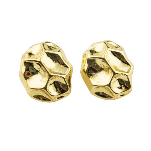 Brass Stud Earring, high quality plated, fashion jewelry & for woman, more colors for choice, 20x20x17mm, Sold By Pair