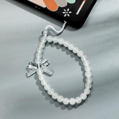 Bracelet en plastique, avec Acrylique, bijoux de mode, blanc, Vendu par PC