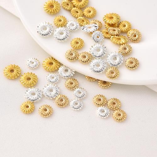 Brass Spacer Beads, plated, DIY & different size for choice, more colors for choice, 50PCs/Bag, Sold By Bag