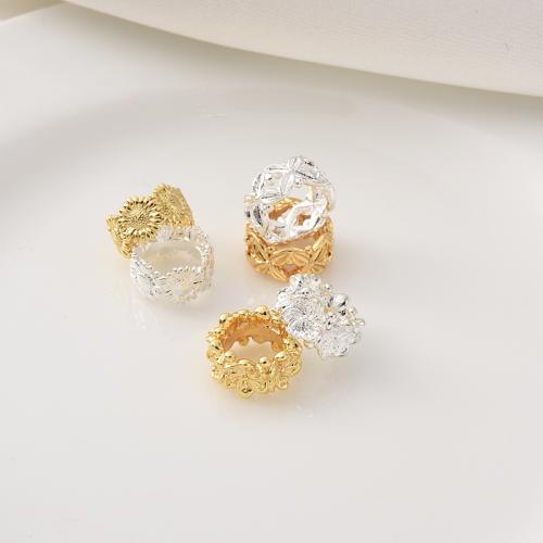 Entretoise de perles en laiton, Placage, DIY & styles différents pour le choix, plus de couleurs à choisir, 10x5mm, Vendu par PC