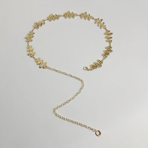 Body Chain Smycken, Zink Alloy, för kvinna, fler färger för val, Längd 110 cm, Säljs av PC
