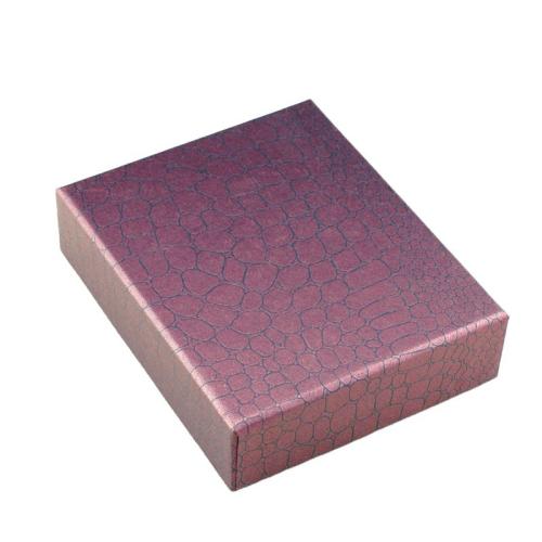 Κοσμήματα Gift Box, Χαρτί, Φορητό & Dustproof, περισσότερα χρώματα για την επιλογή, 137x112x37mm, Sold Με PC