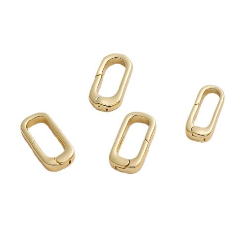 Brass Jewelry Clasps plated DIY golden Sold By PC