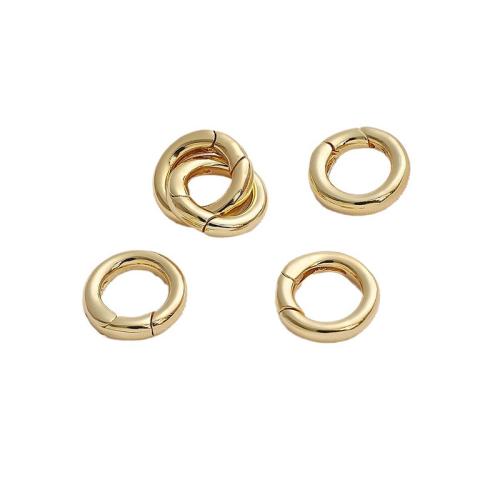 Brass Jewelry Clasps plated DIY golden Sold By PC