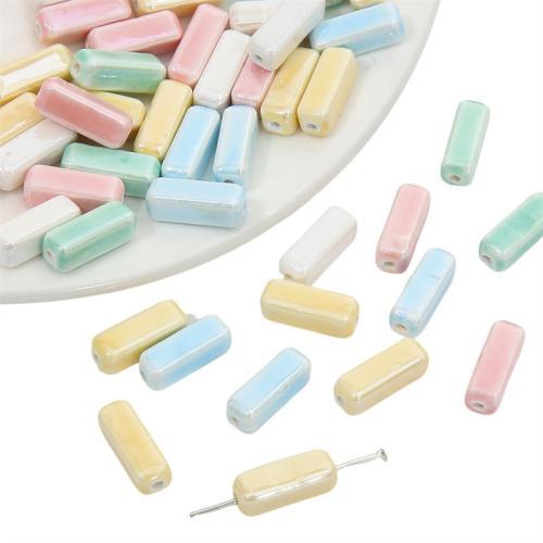 Porcelain Jewelry Beads, DIY, more colors for choice, Hole:Approx 1mm, 5PCs/Bag, Sold By Bag