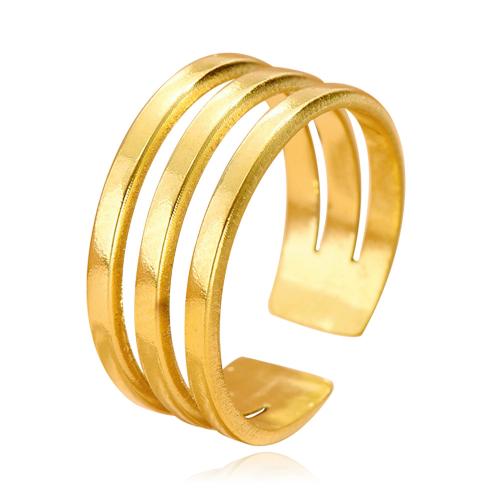 Prst prsten z nerezové oceli, 304 Stainless Steel, módní šperky & pro ženy & dutý, více barev na výběr, Prodáno By PC