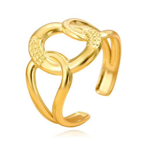 Prst prsten z nerezové oceli, 304 Stainless Steel, módní šperky & pro ženy & dutý, více barev na výběr, Prodáno By PC