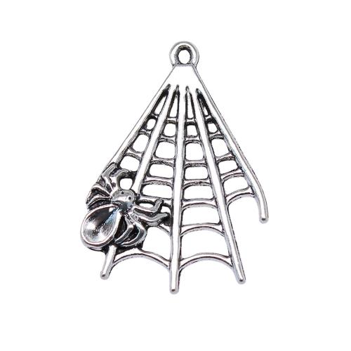 Zinc Alloy Pendants Spider Web plated vintage & fashion jewelry & DIY Sold By PC