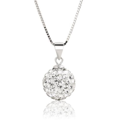 Cubic Zircon Micro Pave 925 Sterling Silver Necklace, with 5cm extender chain, fashion jewelry & different size for choice & micro pave cubic zirconia & for woman, Length:Approx 40 cm, Sold By PC