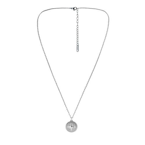 Stainless Steel Jewelry Necklace, 304 Stainless Steel, with 6cm extender chain, fashion jewelry & for man, original color, 19x16mm, Sold Per Approx 52 cm Strand