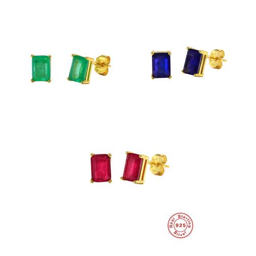 Srebro biżuteria kolczyki, Srebro 925, ze Kamień szlachetny, dla kobiety, dostępnych więcej kolorów, sprzedane przez para