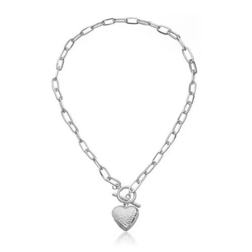 Zinc Alloy Jewelry Necklace plated for woman Length 42 cm Sold By PC