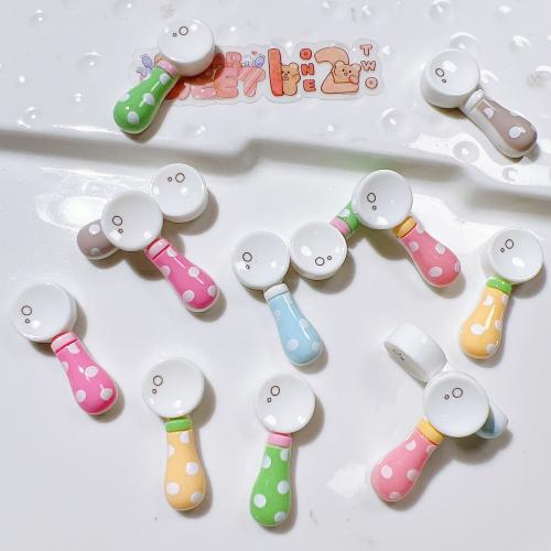 Mobile Phone DIY Decoration, Resin, Spoon, epoxy gel, more colors for choice, 10PCs/Lot, Sold By Lot