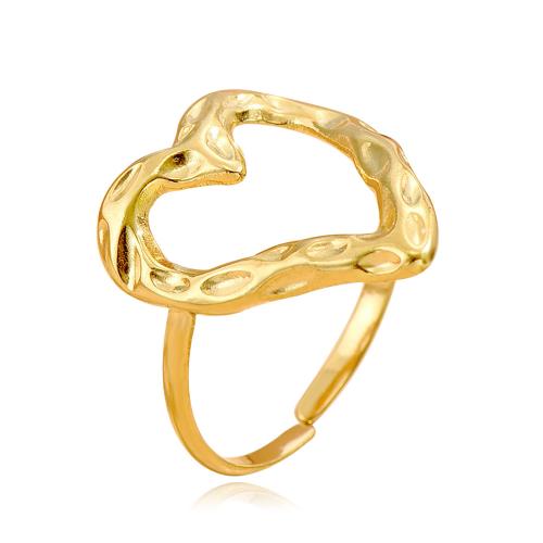 Vinger Ring in edelstaal, 304 roestvrij staal, mode sieraden & voor vrouw & hol, meer kleuren voor de keuze, Verkocht door PC