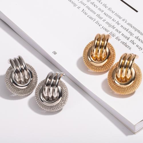 Zinc Alloy Stud Earring plated for woman nickel lead & cadmium free Sold By Pair