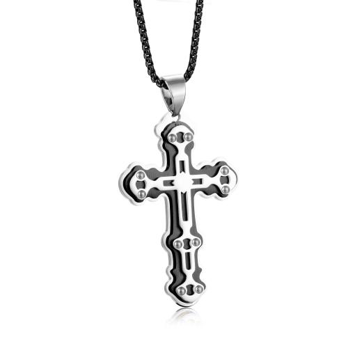 Stainless Steel Cross Pendants, 304 Stainless Steel, plated, different styles for choice, more colors for choice, Sold By PC