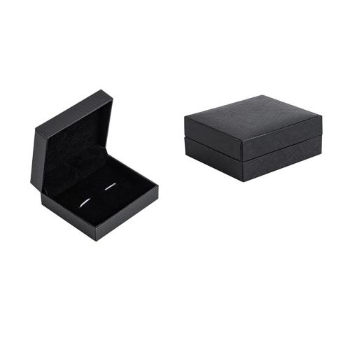 Nakit Gift Box, Plastika, Prijenosni & otporno na prašinu, crn, 77x67x33mm, Prodano By PC
