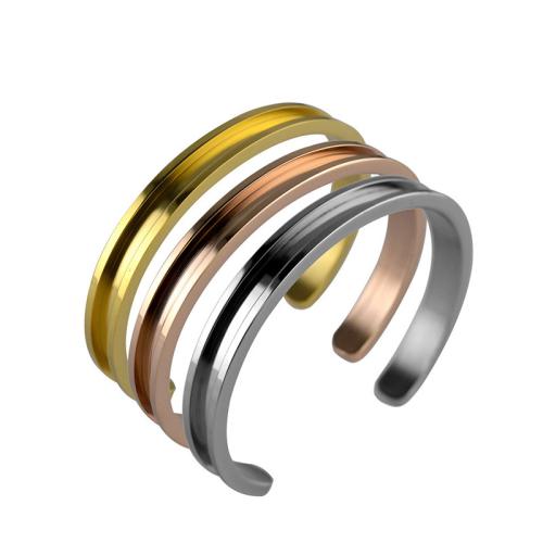 Stainless Steel Bangle, 304 Stainless Steel, plated, Unisex, more colors for choice, Sold By PC