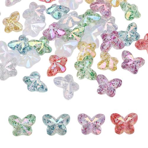 Plated Acrylic Beads, DIY, more colors for choice, 10PCs/Bag, Sold By Bag
