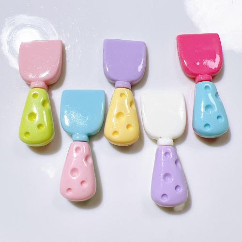 Mobile Phone DIY Decoration, Resin, Shovel, epoxy gel, more colors for choice, 10PCs/Lot, Sold By Lot