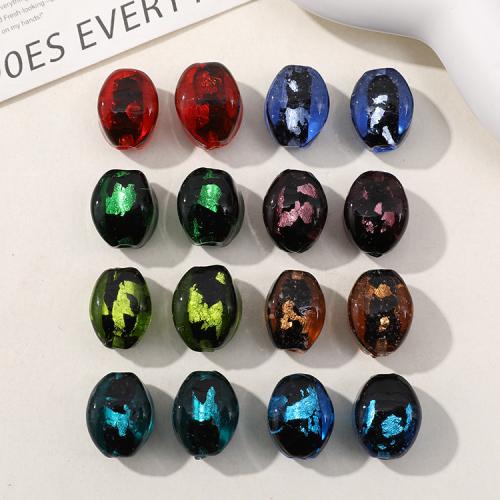 Lampwork Beads, fashion jewelry & DIY, more colors for choice, 17x13mm, Sold By PC