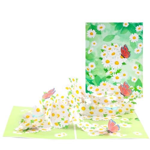 Greeting Card Paper handmade Foldable & 3D effect Sold By PC