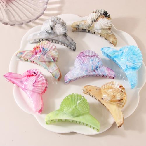 Hair Claw Clips, Plastic, Shell, stoving varnish, for woman, more colors for choice, Sold By PC
