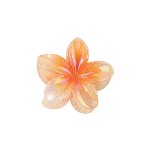 Hair Claw Clips, Plastic, Flower, stoving varnish, for woman, more colors for choice, Sold By PC