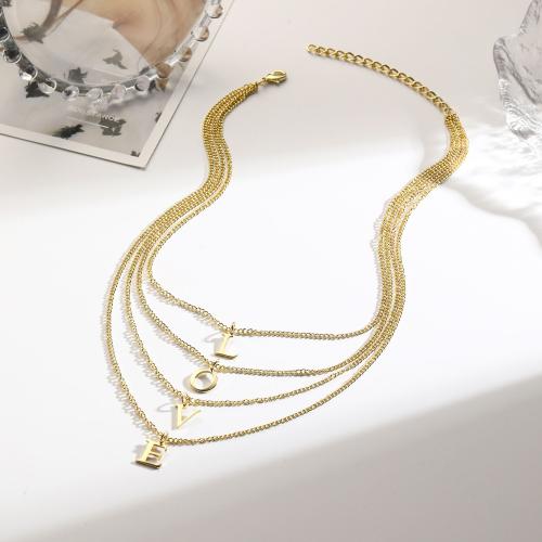Zinc Alloy smykker halskæde, mode smykker & forskellige stilarter for valg & for kvinde & med rhinestone, gylden, Solgt af PC