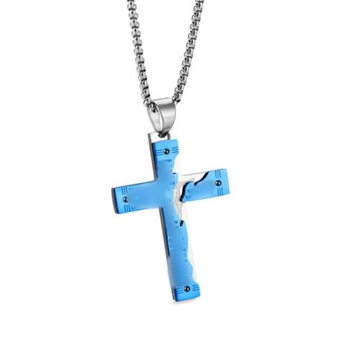Stainless Steel Cross Pendants 304 Stainless Steel plated Sold By PC