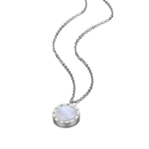 Titanium Steel Necklace with Shell plated Unisex Length Approx 21-50 cm Sold By PC