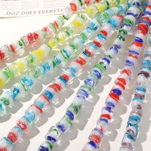Fashion Glass Beads, fashion jewelry & DIY, more colors for choice, 15x14mm, Sold By PC
