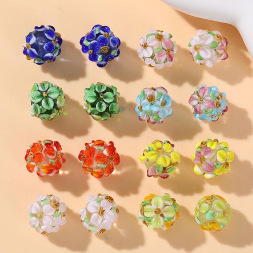 Fashion Glass Beads, Round, fashion jewelry & DIY, more colors for choice, 12x12mm, Sold By PC