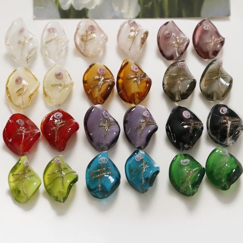 Perles murano faites à la main , chalumeau, bijoux de mode & DIY, plus de couleurs à choisir, 22x16mm, Vendu par PC