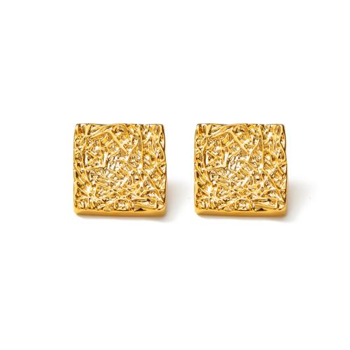 Brass Stud Earring fashion jewelry & for woman 25mm Sold By Pair