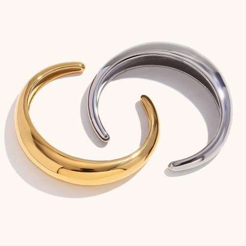 Stainless Steel Bangle 304 Stainless Steel Vacuum Ion Plating fashion jewelry & for woman Inner Approx 61.5mm Sold By PC